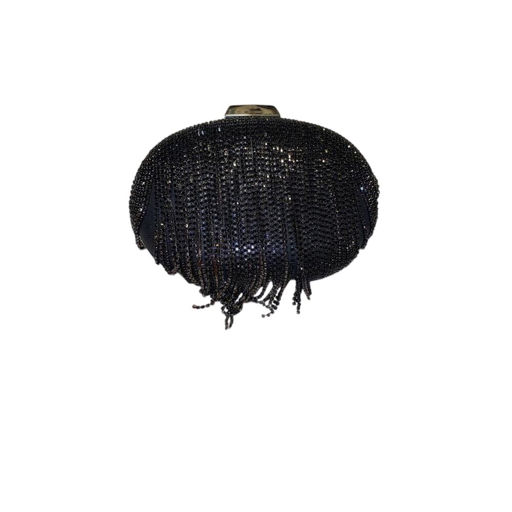 Olga Berg black clutch - Picture 10 of 10